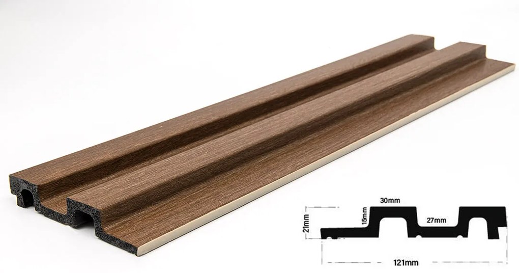 PS PANEL  ΜΕ 3D ΠΗΧΑΚΙΑ 07 RESIDENCE 21/122 mm CLASSIC OAK NewPlan