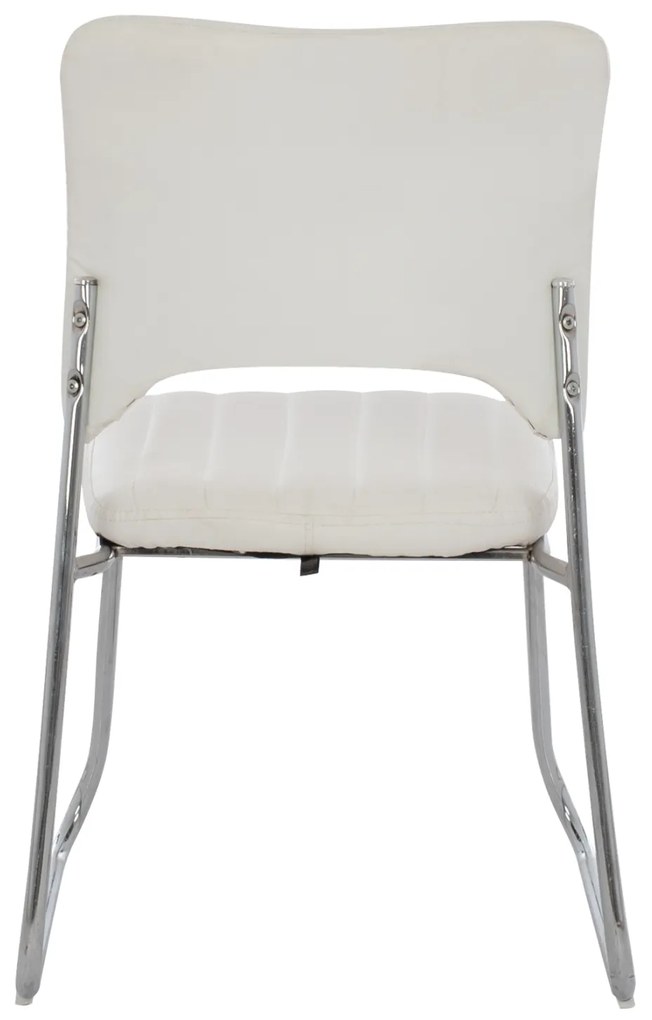 ΚΑΡΕΚΛΑ QUENTI HM1071.02 ΛΕΥΚΗ 52x60x85 εκ.