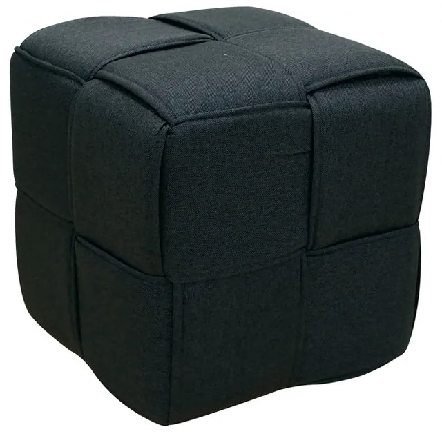 ZITA PLUS LINE ΣΚΑΜΠΟ BLACK ΥΦΑΣΜΑ 40X40X40εκ. 40X40X40εκ.40.0164