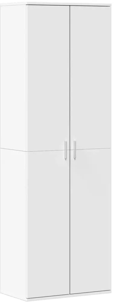 vidaXL Ντουλάπα Λευκή 60 x 35 x 180 εκ. από Επεξ. Ξύλο