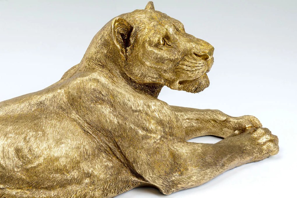 Διακοσμητικό Λιοντάρι Χρυσό  (PL) 113x58x40 εκ. - Χρυσό