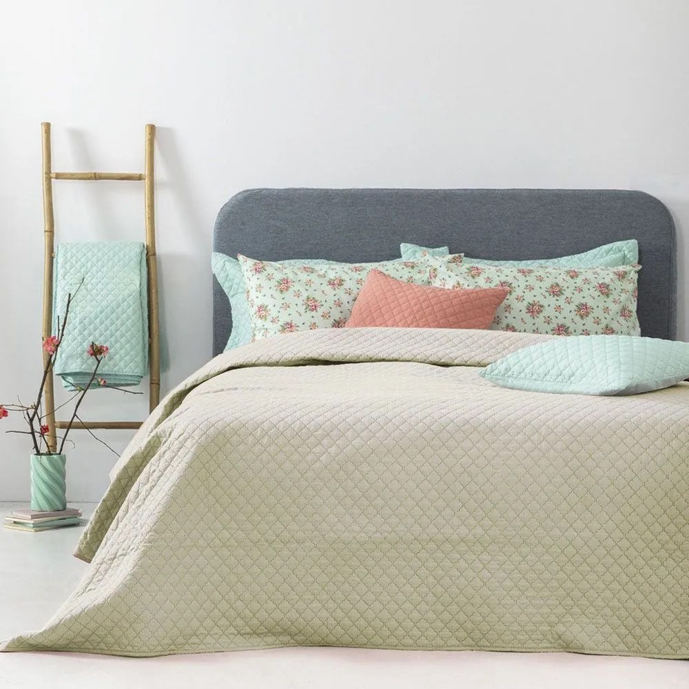 Κουβερλί Jenn/2 (Σετ 3τμχ) Ivory Palamaiki King Size 260x240cm Microfiber
