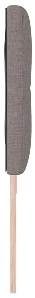 vidaXL Κεφαλάρι με κεφαλάρι Taupe 180 cm ύφασμα