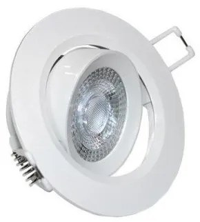 Σποτ Χωνευτό LED Ψευδορoφής Κινητό Στρογγυλό 5W Lumen-21-051000-Λευκό 21-051000