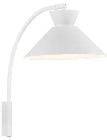 Απλίκα Φωτιστικό Τοίχου E27 40W IP20 Dial Nordlux-2213371001-Λευκό 2213371001
