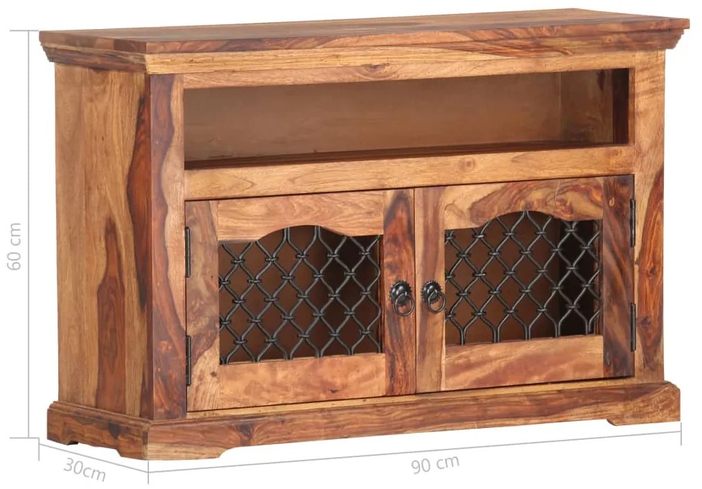 vidaXL Έπιπλο Τηλεόρασης 90 x 30 x 60 εκ. από Μασίφ Ξύλο Ακακίας