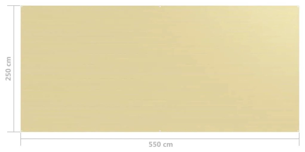 Χαλί Σκηνής Μπεζ 250 x 550 εκ.