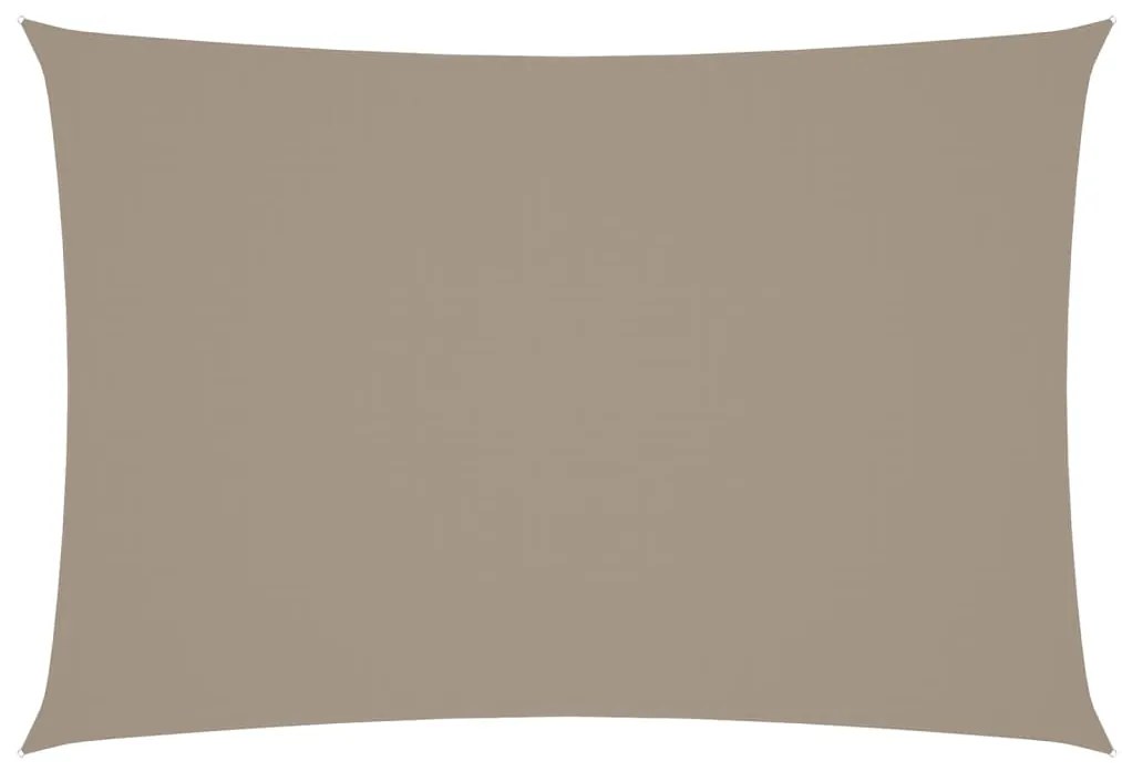 vidaXL Πανί Σκίασης Ορθογώνιο Taupe 2,5 x 4,5 μ. από Ύφασμα Oxford
