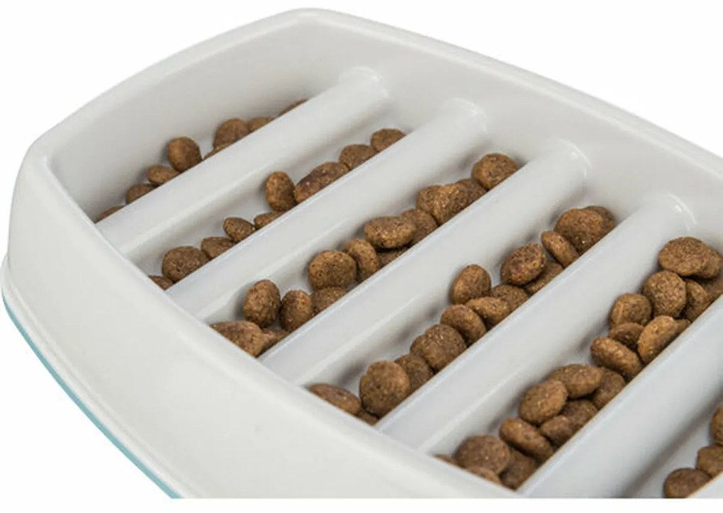 Ταΐστρα σκύλων Trixie Slow Feeding Γκρι Ø 11 cm Ø 9 cm 250 ml 300 ml 46 × 11 × 30 cm