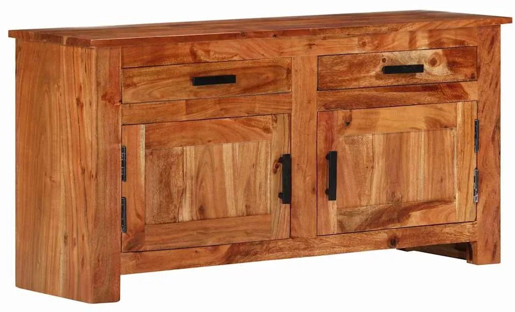 vidaXL Πλαϊνό γραφείο Καφέ 100 x 30 x 50 cm Μασίφ ξύλο ακακίας
