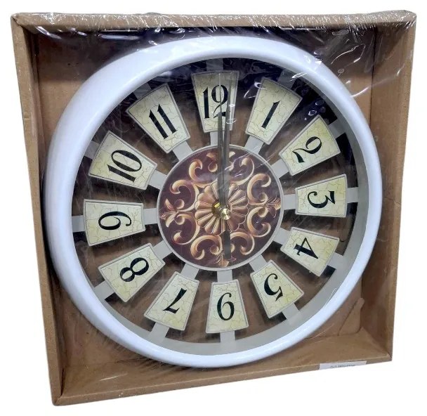 Ρολόι τοίχου - TZ602 - 006027 - White-006027_w
