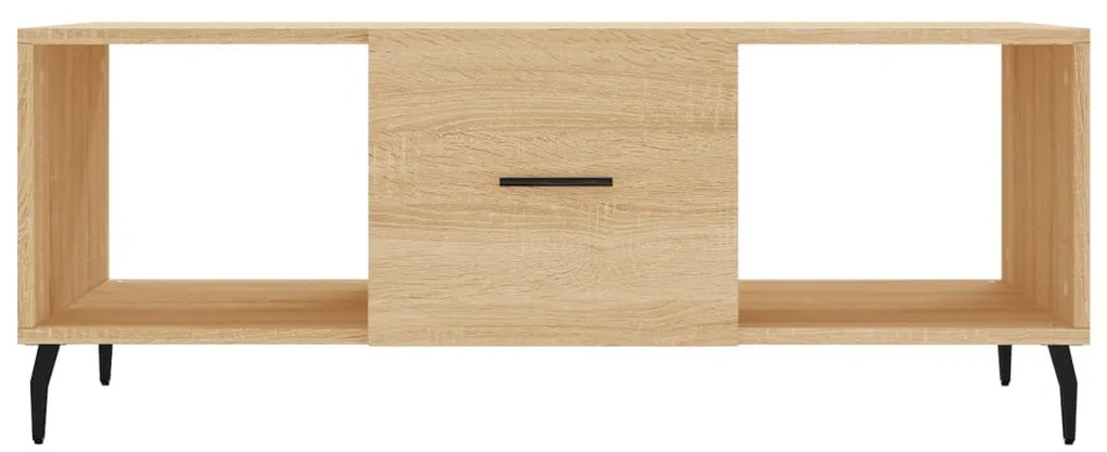vidaXL Τραπεζάκι Σαλονιού Sonoma Δρυς 102x50x40 εκ. από Επεξεργ. Ξύλο