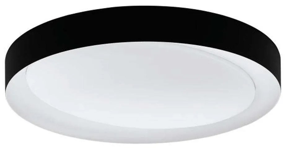 Φωτιστικό Οροφής-Πλαφονιέρα Laurito 99783 49x7cm Led 24W Black Eglo