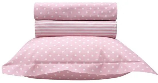 Beauty Home Σετ σεντόνια βρεφικά Art 5132 Pink 120x170 Ροζ