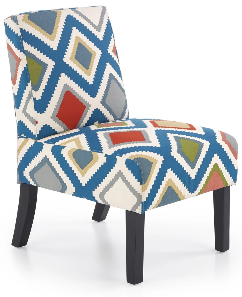 FIDO leisure chair, color: multicolored DIOMMI V-CH-FIDO-FOT-WIELOBARWNY DIOMMI-60-20680