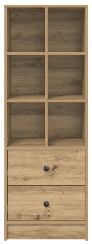 vidaXL Μονάδα Ραφιών Artisan Oak Artisan Oak Επεξεργασμένο ξύλο Μεσαίο
