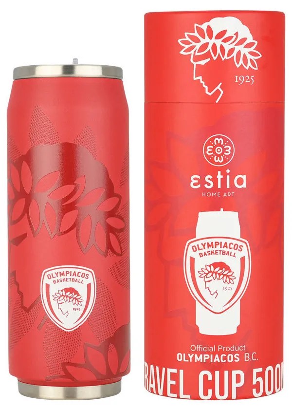 ESTIA ΘΕΡΜΟΣ TRAVEL CUP OLYMPIACOS BC EDITION 500ml 00-27117