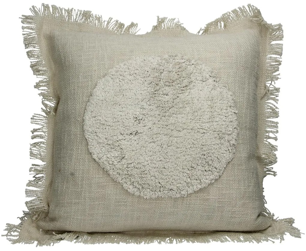Μαξιλάρι ArteLibre Κύκλος Ιβουάρ Βαμβακερό 45x45cm-05153946