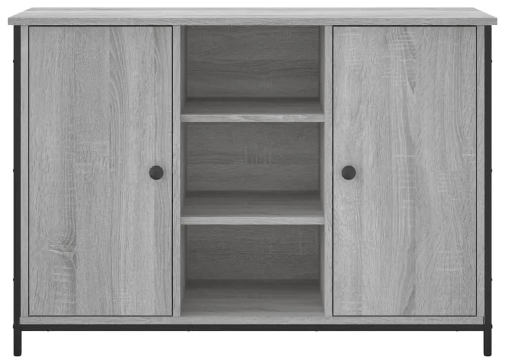 vidaXL Μπουφές Γκρι Sonoma 100x35x70 εκ. από Επεξεργασμένο Ξύλο