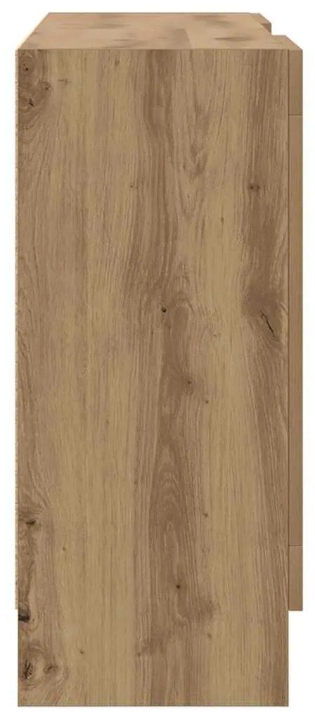 vidaXL Μπουφές Αρτισιανή Δρυς 120x30,5x70εκ. από Επεξεργασμένο Ξύλο