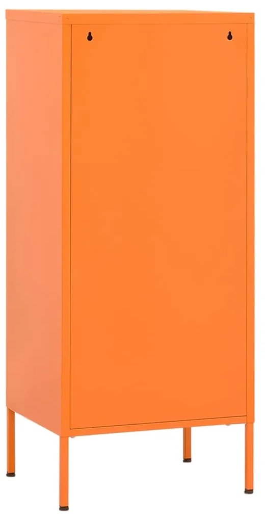 vidaXL Ντουλάπι Αποθήκευσης Πορτοκαλί 42,5 x 35 x 101,5 εκ. από Ατσάλι