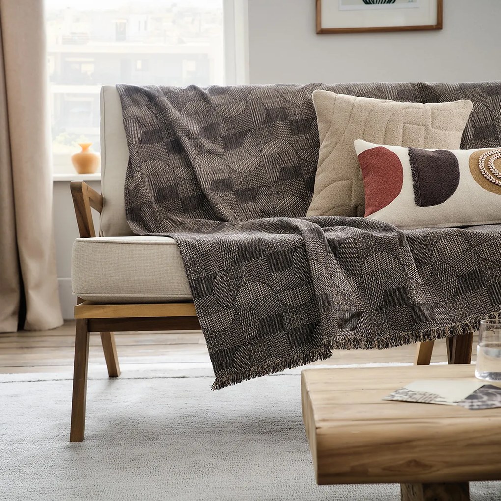 Ριχτάρι Τριθέσιου Καναπέ (180x310) Gofis Home Lagertha Beige 317/06