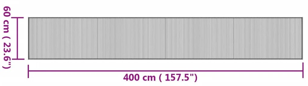 ΧΑΛΙ ΟΡΘΟΓΩΝΙΟ ΦΥΣΙΚΟ 60 X 400 ΕΚ. ΜΠΑΜΠΟΥ 376847