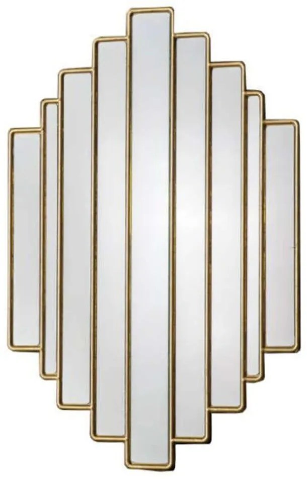 Καθρέπτης Harmony 11-0433 51,5x80cm Gold Metal, Glass
