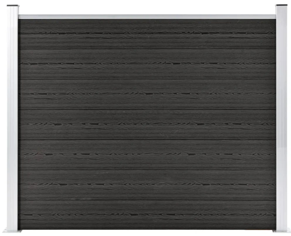 vidaXL Πάνελ Περίφραξης Γκρι 180 x 146 εκ. από WPC