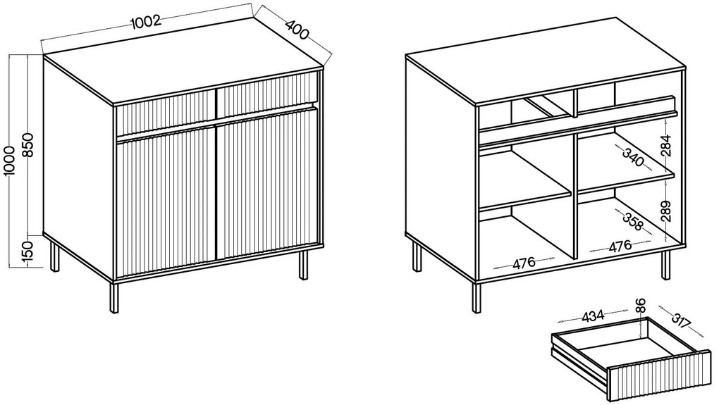 Μπουφές Ohana II-Mpez
