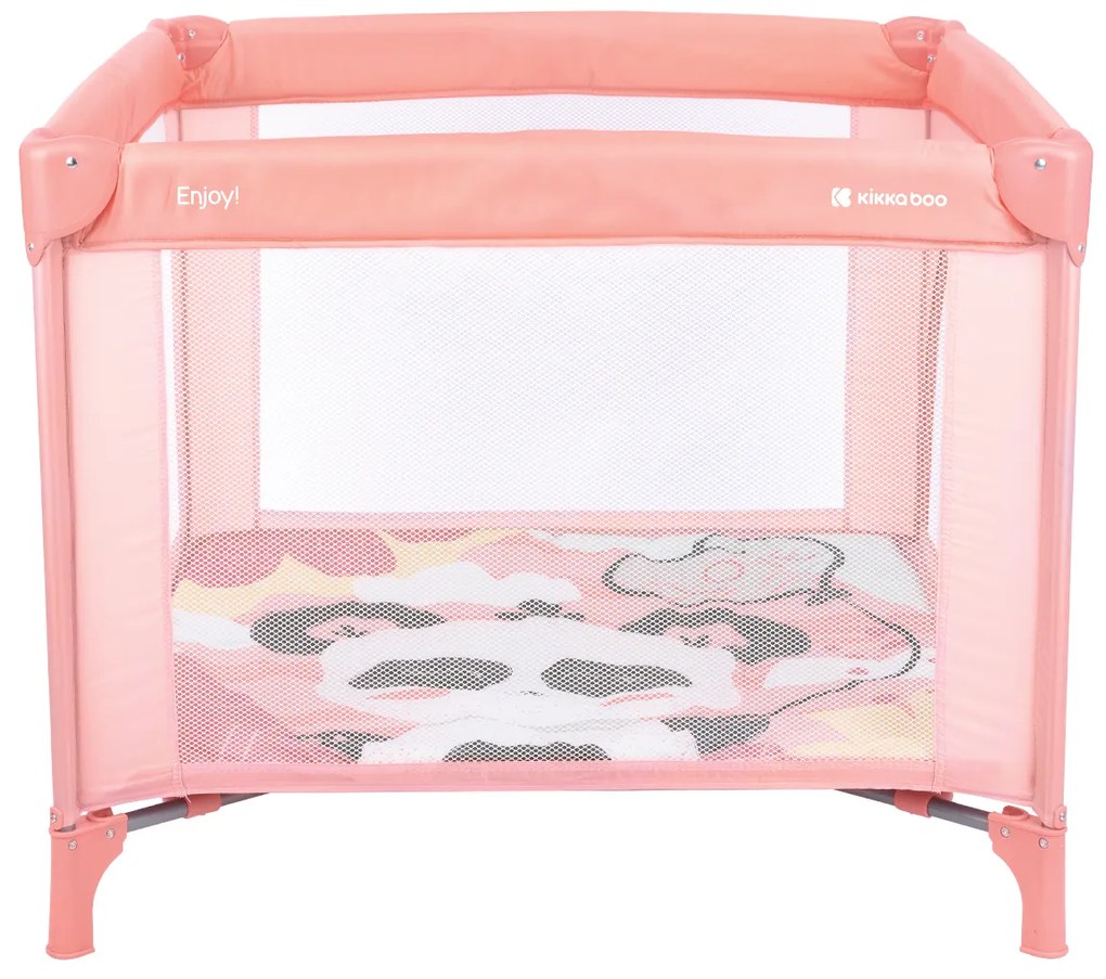 KIKKA BOO ΠΑΡΚΟΚΡΕΒΑΤΟ 1 ΕΠΙΠΕΔΟΥ ENJOY PINK PANDA 31003030017