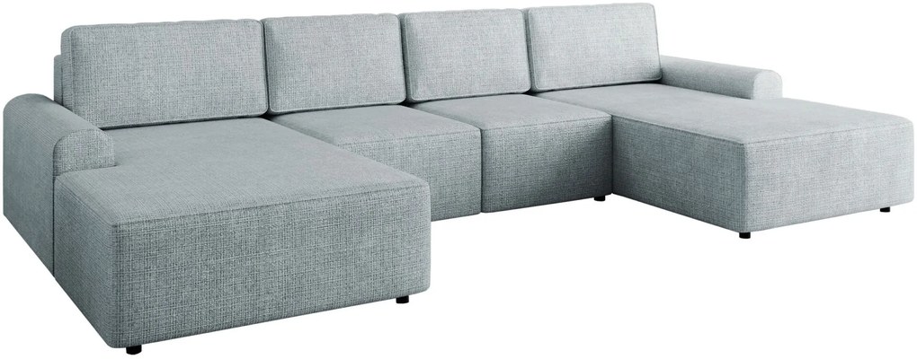 Γωνιακός καναπές Bella XL-Gkri Anoixto - 338.00Χ168.00Χ85.00cm