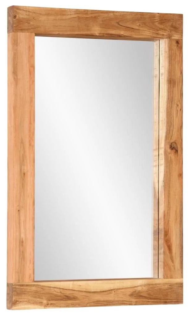 Καθρέφτης 70 x 50 εκ. από Μασίφ Ξύλο Ακακίας και Γυαλί - Καφέ