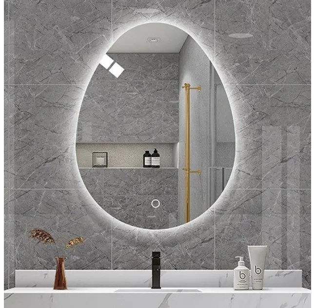 Καθρέπτης Μπάνιου LED IP44 Λευκό Oscar 67-4560 Gloria-67-4560-Λευκό 67-4560