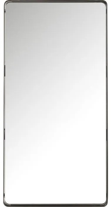 Καθρέφτης Τοίχου Ombra Soft Μεταλλικός Μαύρος 60x5x120εκ - Μαύρο