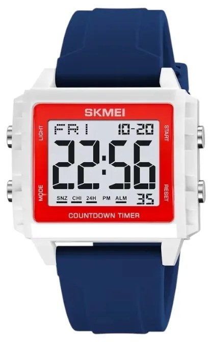 Ψηφιακό ρολόι χειρός - Skmei - 2320 - Blue/White/Red-223205_blue/white/red