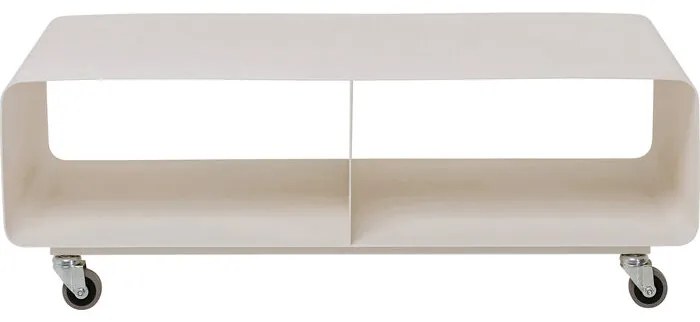 Έπιπλο Tv Lounge Μ Μεταλλικό Μπεζ 90x42x30εκ. - Μπεζ