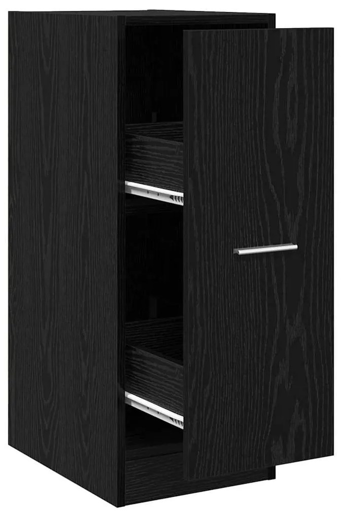 vidaXL Φαρμακοποιϊκή Ντουλάπα Μαύρη δρυς 30 x 41 x 77.5 εκ