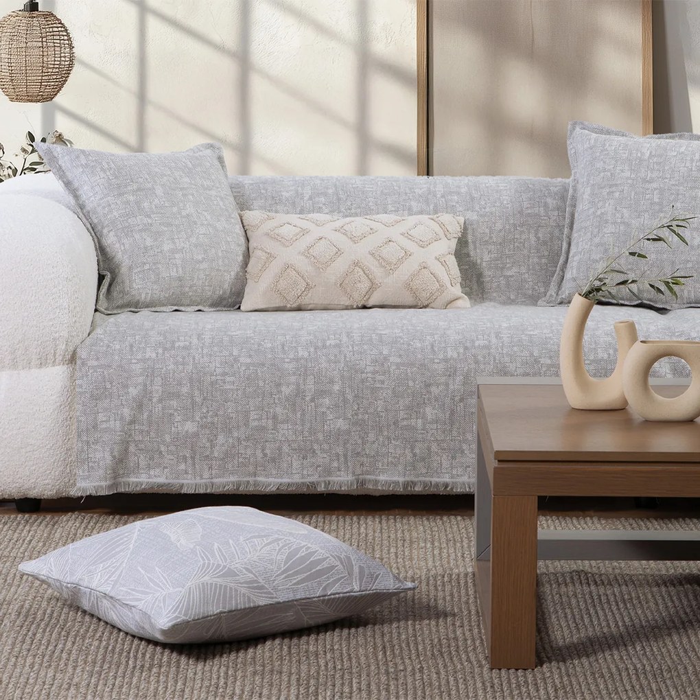 Ριχτάρι Τριθέσιου Καναπέ (170x300) Nef-Nef Homeware Garcia Grey