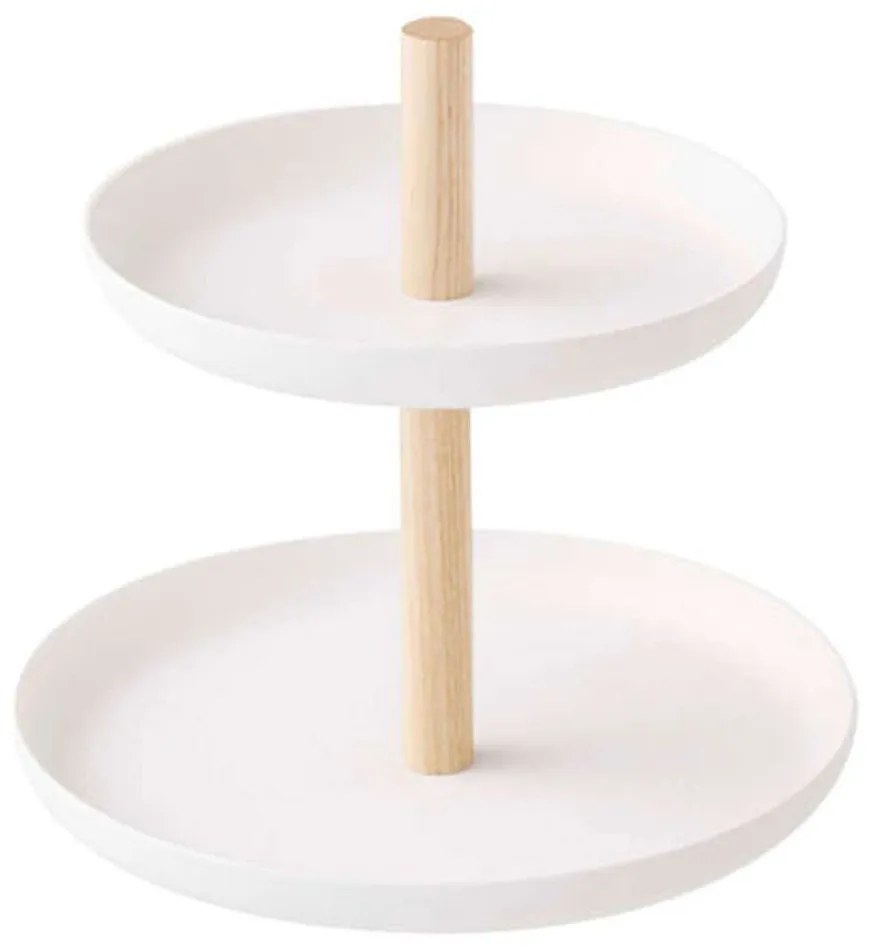 Βάση Κοσμημάτων LBTYMZK2315 16x16x15cm Natural-White Yamazaki Steel,Wood