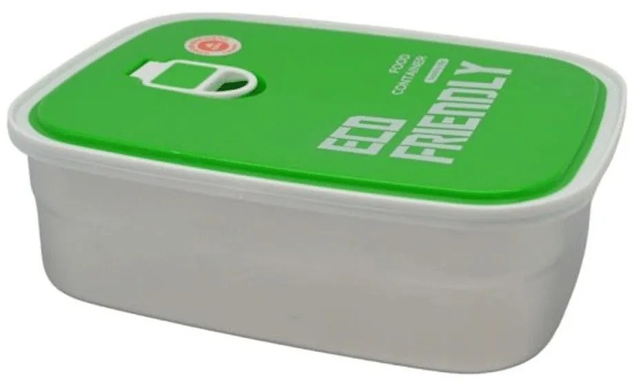 Φαγητοδοχείο 834112 17,5x12,5x5,3cm 680ml White-Green Ankor Stainless Steel