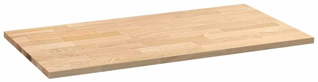vidaXL πάγκος εργασίας κουζίνας 120x63,5x2,7 εκ. στερεό δρυς ορθογώνιο