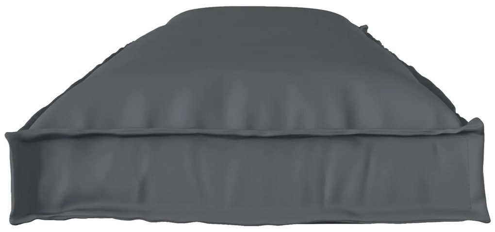 vidaXL Σετ Μαξιλαριών Πάγου 2 pcs Ανθρακί 150 x 40 x 8 εκ.