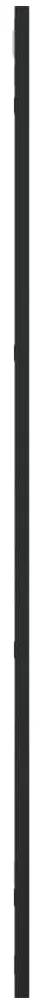 vidaXL Καθρέφτης Ορθογώνιος Μαύρος 50 x 100 εκ. από Σίδερο