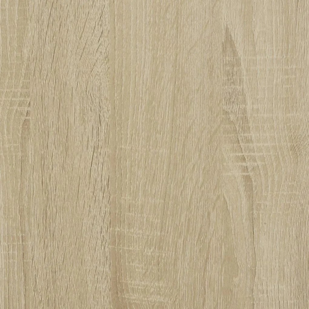 Κομοδίνο Χρώμα Sonoma Δρυς 40 x 30 x 40 εκ. από Επεξ. Ξύλο - Καφέ