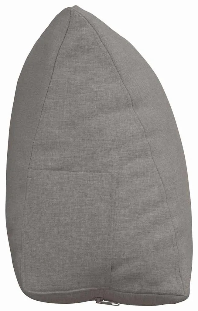 vidaXL Μαξιλάρι Πλάτης Taupe 45 x 20 x 35 εκ. ύφασμα