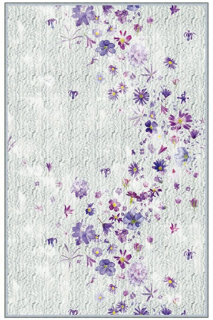 Χαλί Eexfab433 368HFT1257 Light Grey-Purple Conceptum Hypnose 100X200cm