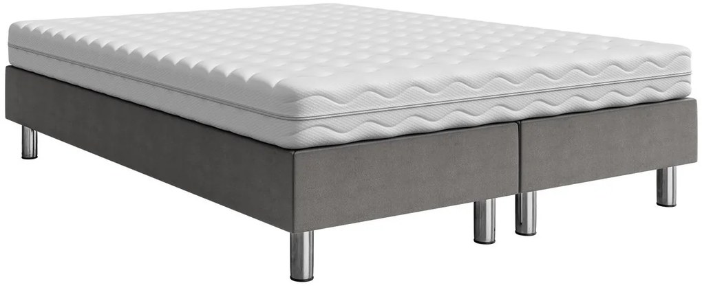 Επενδυμένο κρεβάτι Lux-Baza-Gkri-200 x 160 x 30