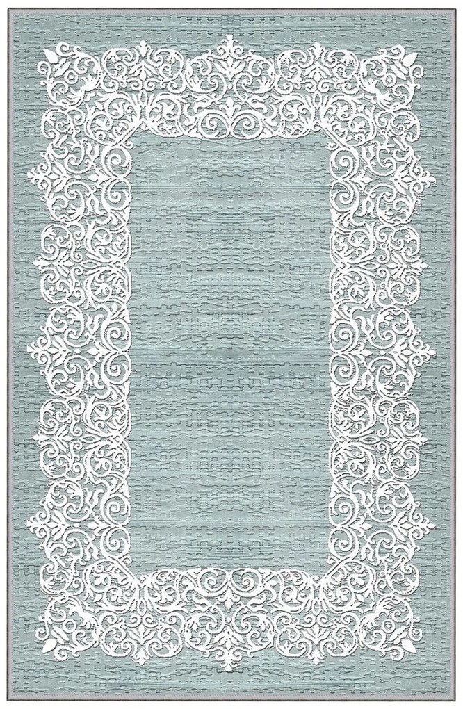Χαλί Eexfab811 369HFT3280 Aqua-Blue-White Conceptum Hypnose 80X120cm