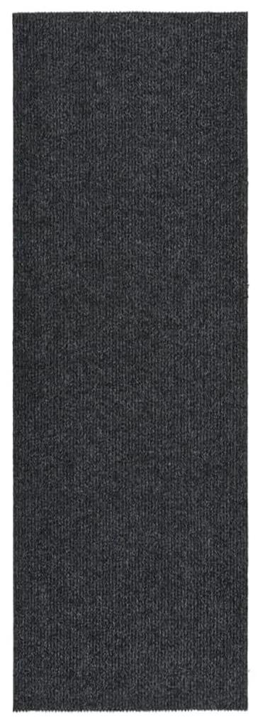 Χαλί Διάδρομος / Συλλέκτης Βρωμιάς Ανθρακί 100 x 300 εκ. - Ανθρακί